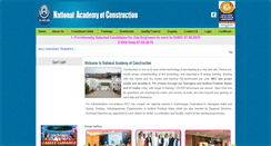 Desktop Screenshot of nac.edu.in