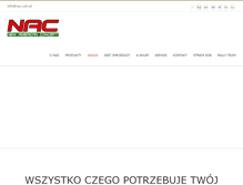 Tablet Screenshot of nac.com.pl